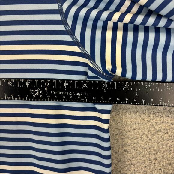 Cabana Life Dress XL Blue Striped Beachy Coastal Nautical Stretch Pocket UPF 50+ - Picture 8 of 11